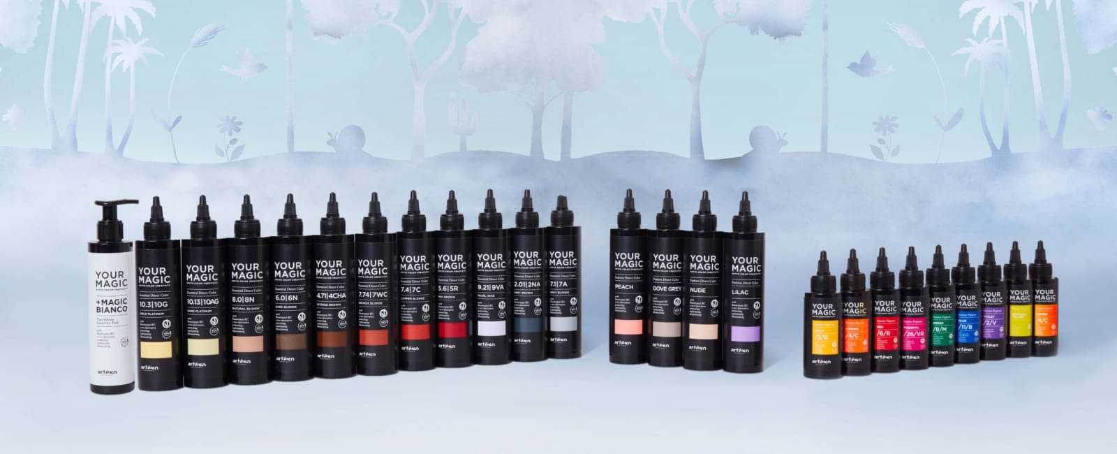 серия прямых пигментов your magic artego Артего